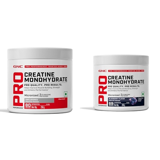 [BRSRAAIPDIGWA3LB] GNC Pro Performance Pure Micronized Creatine Monohydrate | 250 gm & GNC Pro Performance Pure Micronized Creatine Monohydrate | 250 gm | Blueberry