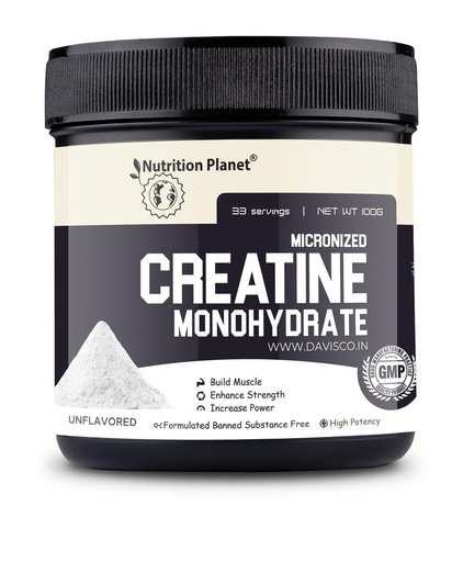 [BRSRAAYOCINQYFYU] Micronized Creatine Monohydrate Unflavored (Unflavored, 100g /LB, 33 Servings)