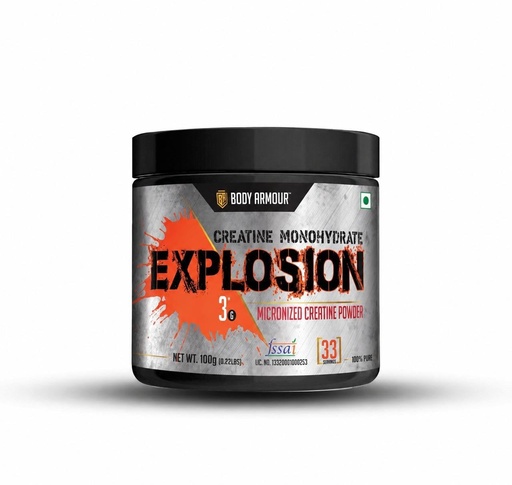 [BRSRYGA6CEIWA334] Body Armour Explosion Creatine Monohydrate Powder, 100g