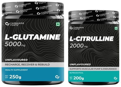 [BRSRAZYRCMCBMA3X] Carbamide Forte L Glutamine Powder | Glutamine Supplement for Men | Unflavoured - 250 Grams |L Citrulline Powder 2000mg 100 SERVINGS - 200g