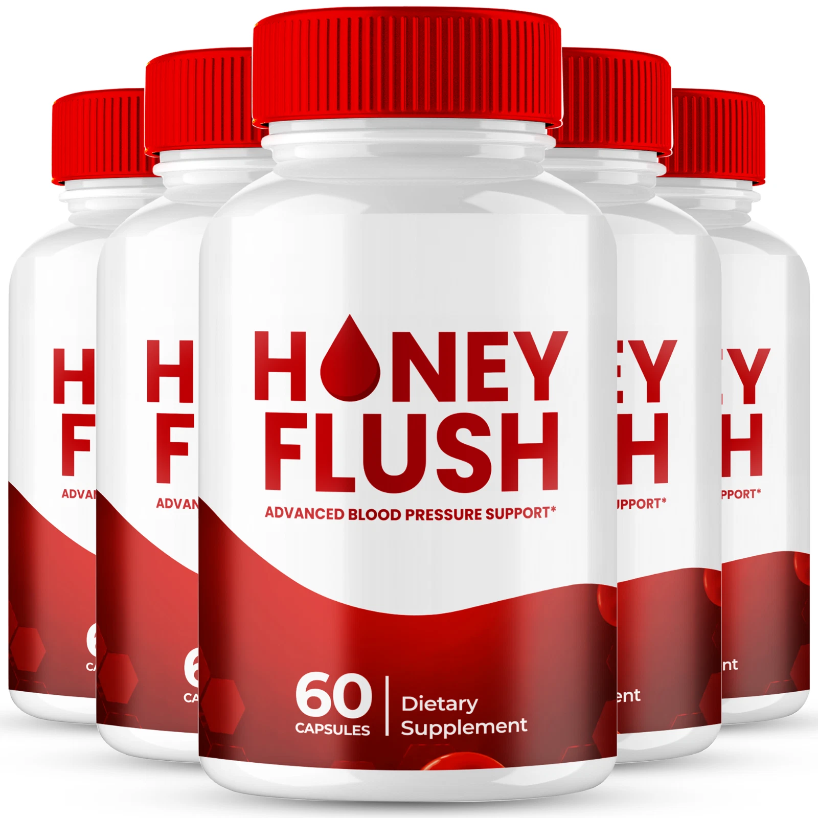 [6452644E] Honey Flush, Official HoneyFlush Pills for Wellness (5 Pack)