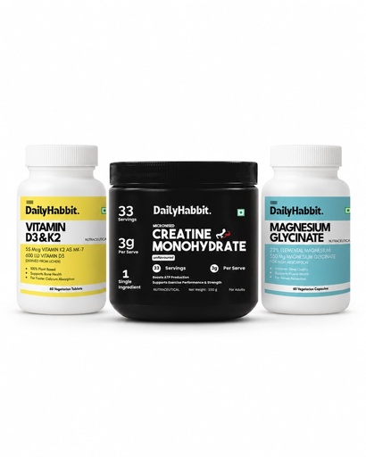 [BRSRYEAEC4HGCHT7] Performance & Recovery Bundle | Creatine + Magnesium Glycinate + Vitamin D3 K2
