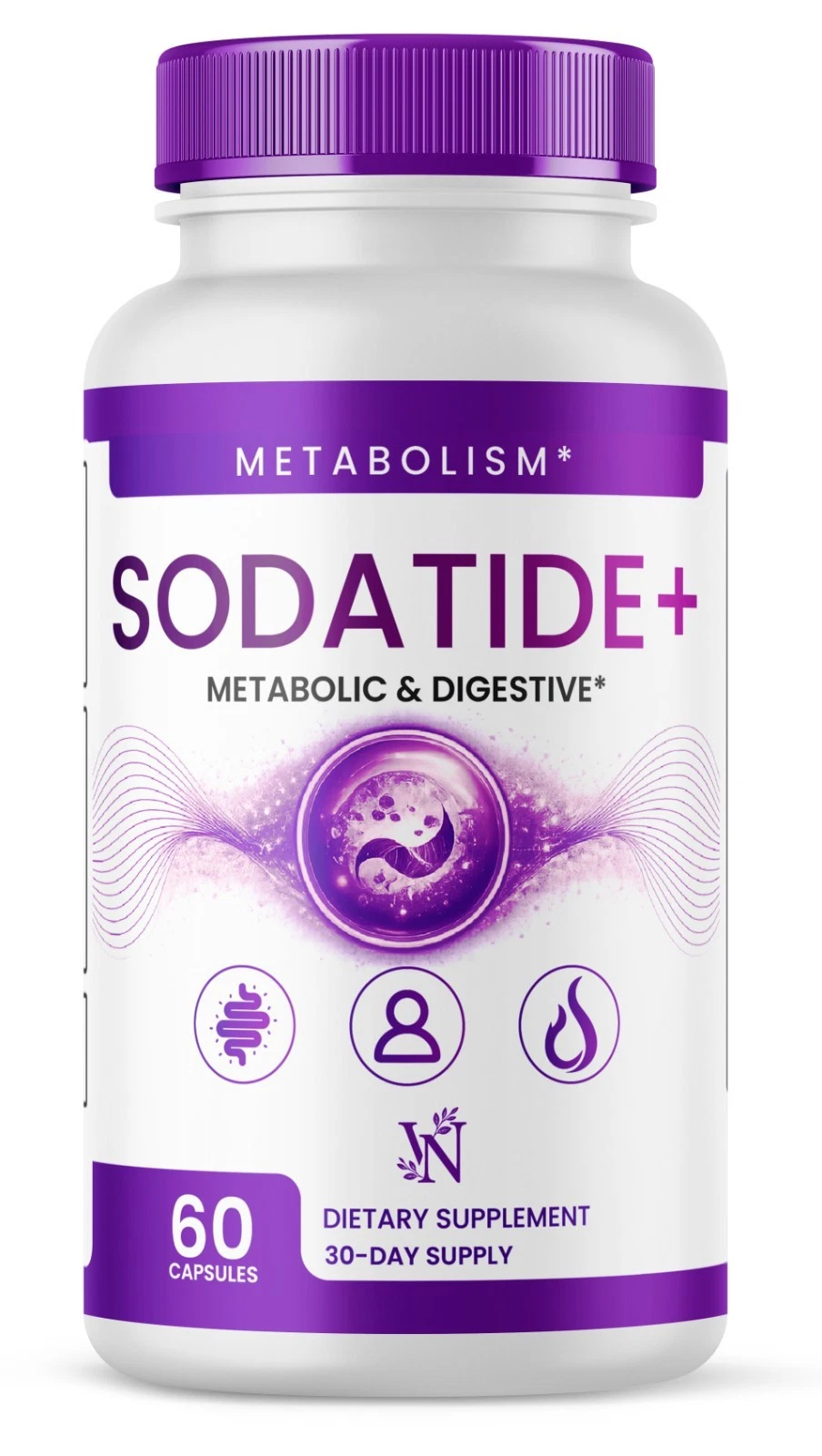 [08A7B498] Sodatide Supplement, Soda Tide for Metabolism & Overall Health 60ct 1Pack