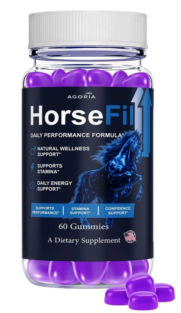 [D1038074] (1 Pack) Horse Fil Gum Advanced Male Health Support Formula HorseFil Gummies
