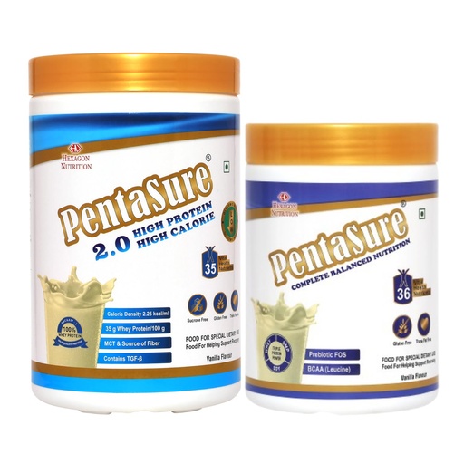 [BRSRYGT2CAHBE3L5] PentaSure 2.O High Protein High Calorie-1kg & PentaSure Daily Nutrition-400g | Vanilla