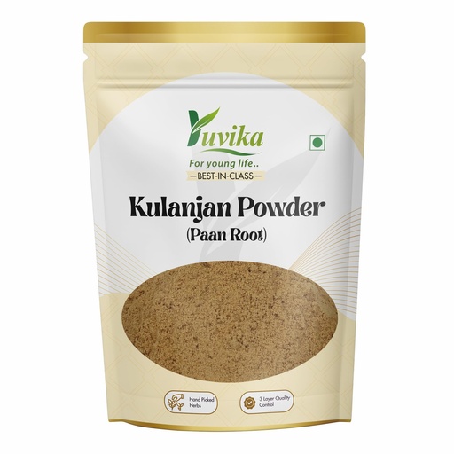 [BRSWGZY7CQBAYFDU] Yuvika Kulanjan Powder - Paan Root - Alpinia Galanga Wild - Siamese Ginger - Thai Ginger Powder 200 Grams