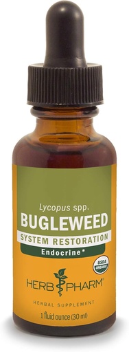[BRSWIYQIBADQEDTC] Herb Pharm Bugleweed Extract for Endocrine System Support - 1 Ounce