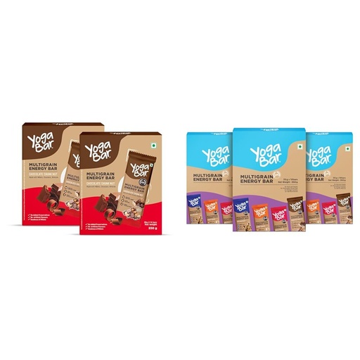 [BRSRYZYQOB5R6DT3] Yogabar Multigrain Energy Bars | 8g