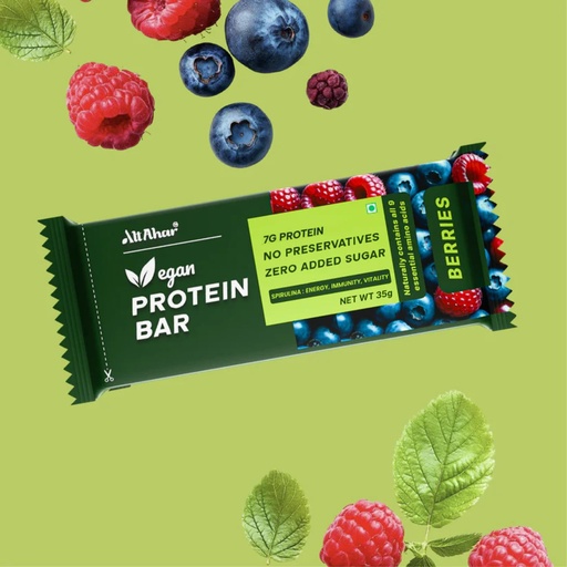 [BRSRYGAEAACA23Q3] AltAhar Vegan Protein Bars, pack of 10