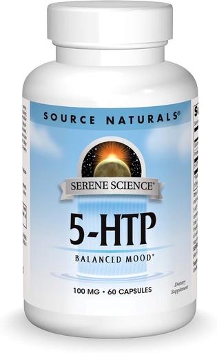 [BRSWIY35AQPGOED4] Source Naturals Serene Science 5-HTP 100 mg - 60 Capsules