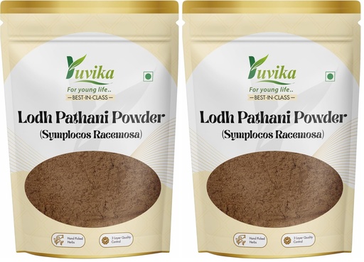 [BRSRGC3QBZ4B6HL7] YUVIKA Lodh Pathani Powder - Symplocos Racemosa 400 Grams (Pack of 2)