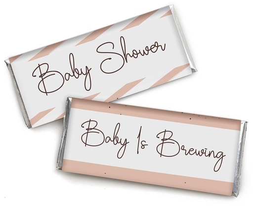 [BRSRMFL5BUOW223D] Chocolate Bar Wrapper Labels for Baby Shower Confetti, Theme Chocolate Bar Wrapper Labels- Pack of 30 Pcs (No Candy)