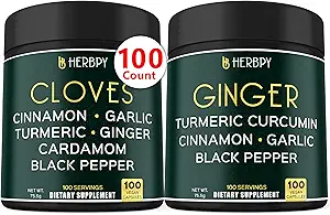 [BRSRA235CR6W2EY3] Bundle 7in1 Cloves Supplement & 5in1 Ginger Supplement