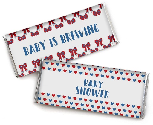 [BRSRMFL5CMBBMA3V] Chocolate Bar Wrapper Labels for Baby Shower Postcard, Theme Chocolate Bar Wrapper Labels- Pack of 30 Pcs (No Candy)