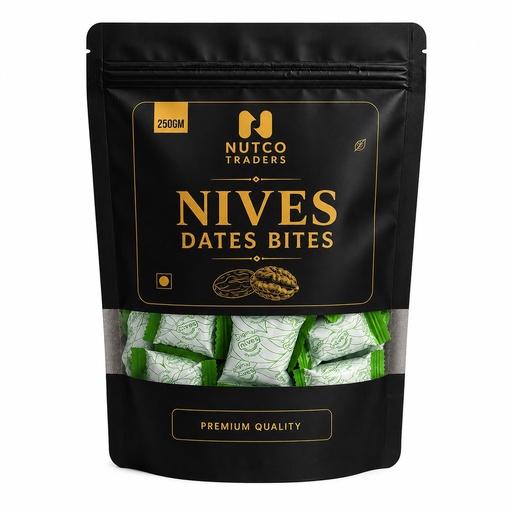 [BRSRY2YQA4CRQ3Q6] Nives Dates Bar | Healthy Date & Nut Energy Bar | No Added Sugar | High Fiber Snack | Natural Dry Fruit Bar|500GM