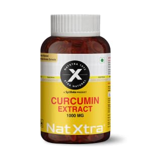 [BRSRMCYCOADWOGQV] NatXtra Curcumin Supplement | For Immunity Support, Daily Wellness & Active Living | Turmeric Extract with 95% Curcuminoids | 60 Vegetarian Capsules