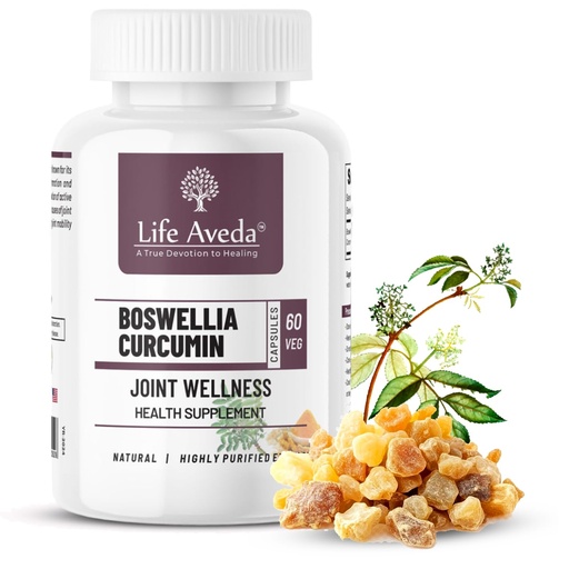 [BRSW2AYKAUPBOFLG] Life Aveda Boswellia Curcumin - 60 Capsules
