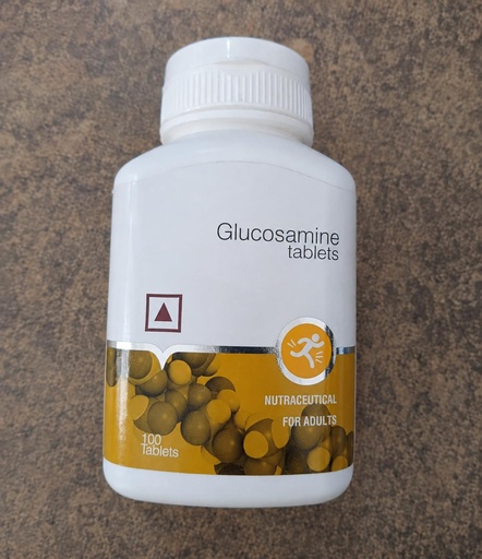 [BRSRYFA5AQMGGGYZ] Glucosamine Tablets Nutraceutical for Adults, 100 Tablets