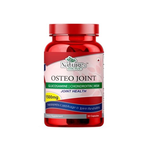 [BRSRGYA5BMBR62D7] Natures Move Osteo Joint Supplement 1500mg Glucosamine & MSM | For Joint Health, Pain Relief & Mobility | 30 Capsules