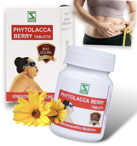 [BRSROBQLOZYQYHLG] Willmar Schwabe Phytolacca Berry Tablets - 20g - Set of 1 Bottle - 1 MONTH COURSE