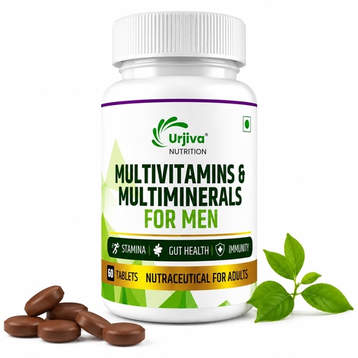 [BRSRYYD4CMGQICY2] Multivitamin & Multimineral Tablets for Men | 60 Tablets | Daily Nutritional Support for Energy, Stamina, Immunity & Metabolism | With Essential Vitamins, Minerals & Lycopene