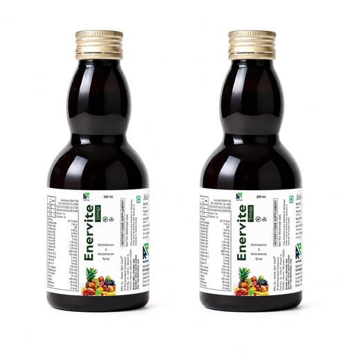 [BRSRYZAPDJYAKHTL] Multivitamin Syrup for Men & Women | Daily Multivitamin & Multimineral Health Supplement | Essential Vitamins & Minerals for Daily Nutrition | Supports Immunity, Energy & Overall Wellness | Nutritional Health Tonic (2x200ml)