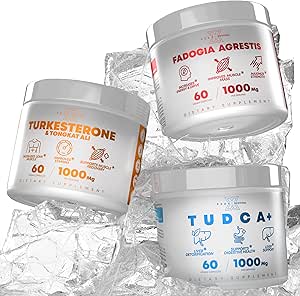 [BRSRAYL7OVYW2HQU] TUDCA+ Fadogia Agrestis+ Turkesterone & Tongkat Ali Fadogia Agrestis Potent Extract to Increase Energy, Digestive Health, Inflammation, Lean Muscle Growth & Recovery (60 Capsules)