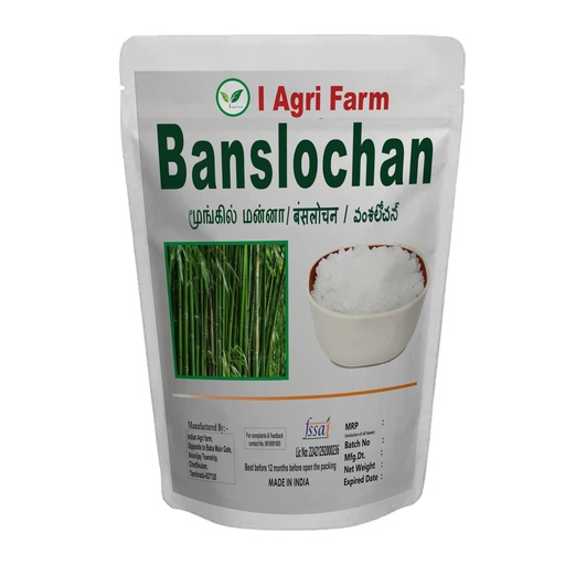 [BRSRAZI7BMCQAGTP] Iagrifarm Banslochan - 250 g/Vanslochan/Tabashir for Eating/Tabasheer/Vanshlochan