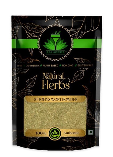 [BRSROYYRCUCG2HLK] SAI HERBS St .John's Wort Powder | Saint John's Wort | Pure & Natural | 100g
