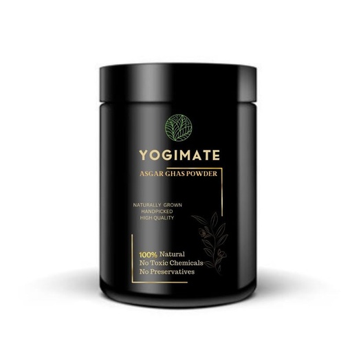 [BRSRAYAFPN5RME3X] YOGIMATE Asgar Ghas Powder | Asgar Grass | Pure & Natural