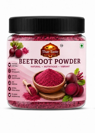[BRSRYEA6OUPAK3TX] Thar Taste Beetroot Powder | 100G | Fresh & Premium Quality | Ready to Use | Natural Ingredients