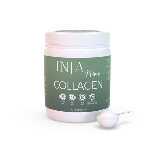 [BRSRMGDQO4CAG3AV] INJA Prime Marine Collagen Supplement Powder for Women and Men, Japanese Collagen with Original Formulation, Healthy Skin, Joints, Hair Growth, Sugar-Free, Unflavoured, 125 gm