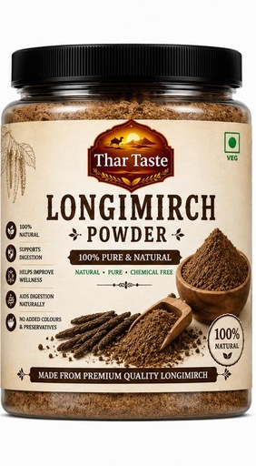 [BRSRYEA6OEFAGF3P] Thar Taste Longimirch Powder | 250G | Fresh & Premium Quality | Ready to Use | Natural Ingredients