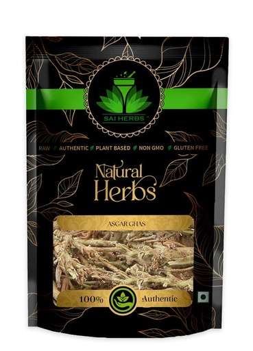 [BRSRA2YDOEIQE3DK] SAI HERBS Asgar Ghas Pure Siddha Powder | Pure & Natural | 250g