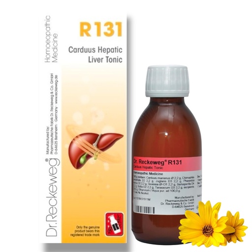 [BRSRAGDQDMNAMHL7] 146 Dr Reckeweg R131 Carduus Hepatic Liver_Care 150ml - 1 MONTH PACK