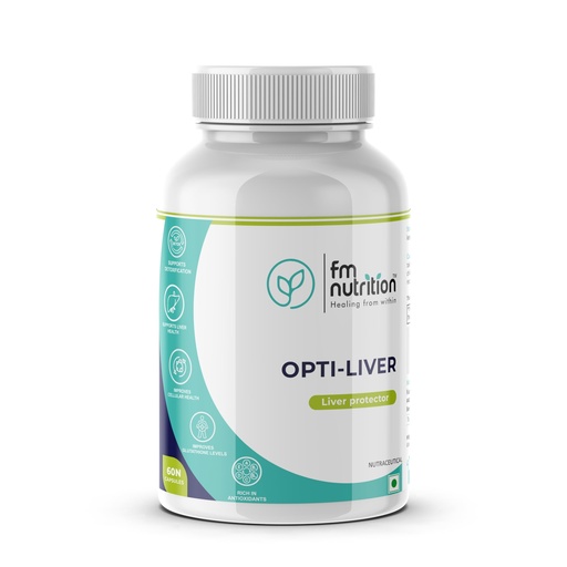 [BRSROHQOCUHGKHQV] Opti-Liver | Liver Function & Detox Support | Glutathione, Milk Thistle & NAC | Digestive & Metabolic Support | Vegan | 60 Veg Capsules