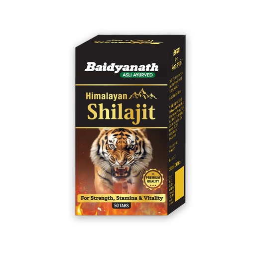 [BRSWIG36C4BGE3L4] Baidyanath Shilajeet - 50 Tablets