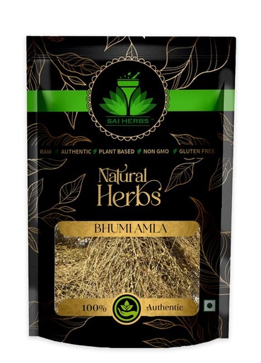[BRSW2BQHCQMWGHY3] SAI HERBS Bhumi Amla Raw Herb | Bhoomi Amla | Phyllanthus Niruri | Bhoomi Awla | Bhumi Aamla | Fillanto Niruhi | Pure & Natural | 100g