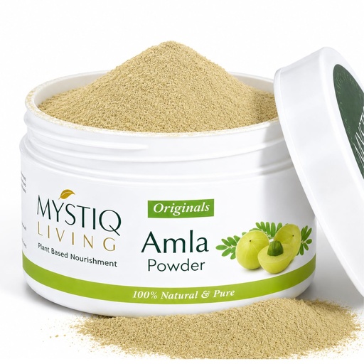[BRSRYFL4BMPRUDLP] Mystiq Living Amla Powder, Edible Indian Gooseberry for Eating & Drinking
