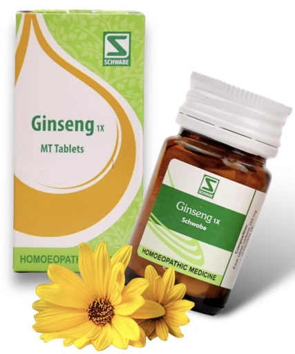 [BRSROBQLAF5AICD3] Willmar Schwabe Ginseng 1X Tablets Homeopathy- 20g Set of 1 Tablets
