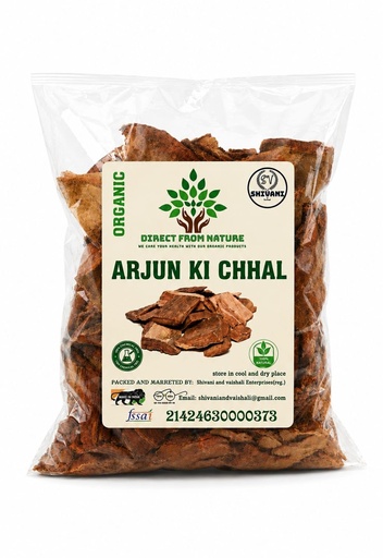 [BRSRYFANBBYAAEI3] Arjun Ki Chaal Organic Dried Bark 500g