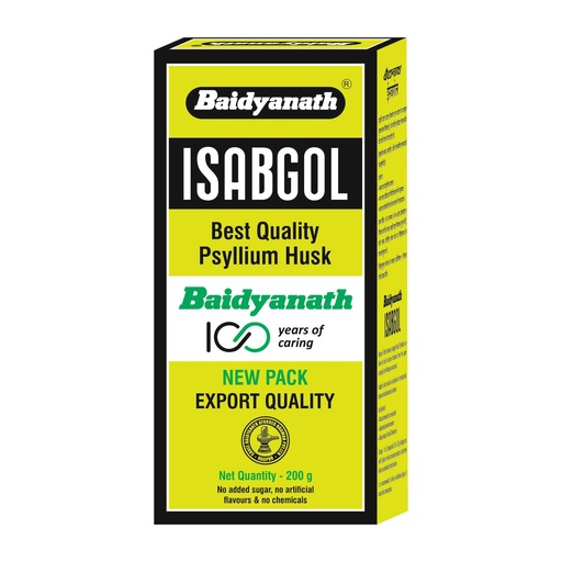 [BRSRAGAFCQHB6FIZ] Baidyanath Asli Ayurved Isabgol - Psyllium Husk Powder | Effectively Relieves Constipation | Fibre Supplement For Digestion (Isabgol- 100gm)