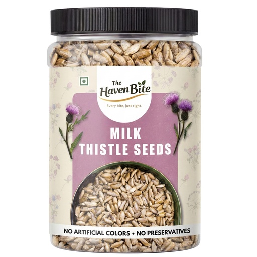 [BRSRYYD3OIBGM23X] Milk thistle seeds 200g | Organic Super Food Great for Guts Health & Boost Immunity | Promotes Skin Health | High in Protein | lowers blood sugar | raw seeds