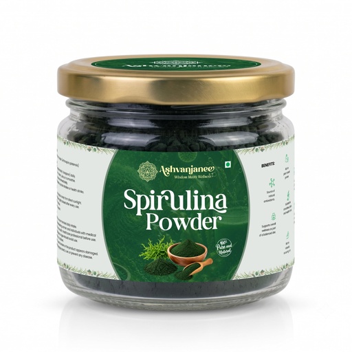 [BRSRYGLYOYDRECAY] Spirulina Powder | 100% Pure & Natural | Plant-Based Protein | Rich in Nutrients & Antioxidants | Supports Daily Wellness | 180 g