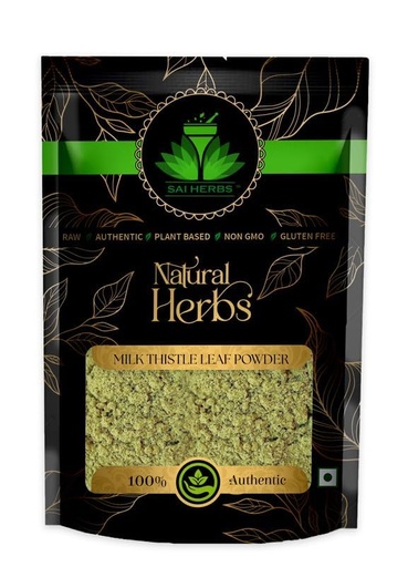 [BRSRO2T6DMBRU3DD] SAI HERBS Milk Thistle Leaf Powder | Pure & Natural | 100g