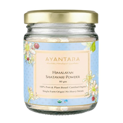 [BRSREYD3BEPQKCL5] Himalayan Shatavari Powder - 80g | for Women's Health, Lactation