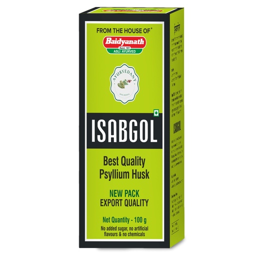 [BRSREYA2CAMGMDLH] Baidyanath Ayurvedant Isabgol (Psyllium Husk) Powder, 100 g
