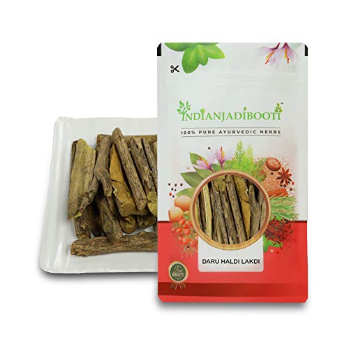 [BRSWYBI3AECQM2DO] IndianJadiBooti Daru Haldi (Berberis Aristata) | 100g | Raw Tree Turmeric/Daruharidra | Natural Berberine Source for Skin Glow, Liver Health & Metabolic Wellness (Dried Bark)