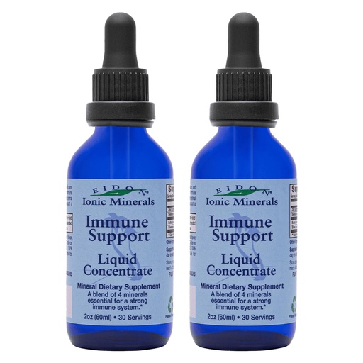 [BRSROEDYCQMAYCD5] Eidon Ionic Minerals Immune Support Supplement Liquid Concentrate - Mineral Drops with Zinc, Selenium, Support & Maintain Immune System, Bioavailable, No Preservatives - 2 oz (Pack of 2)