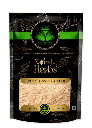 [BRSROYADPMFBQFY3] SAI HERBS Siberian Ginseng Powder- Eleuthero Root Powder | Pure & Natural | 100g